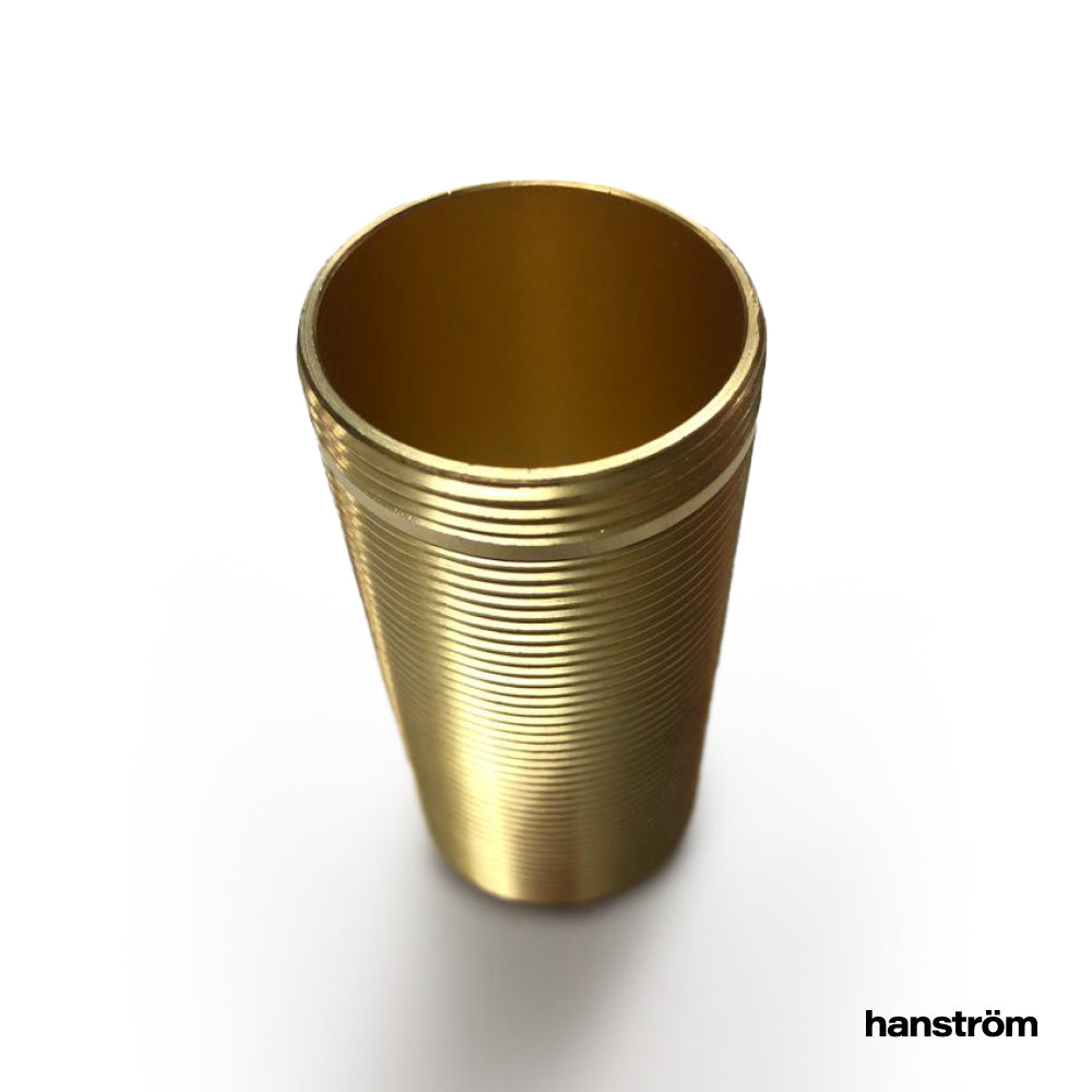 gold long threaded collar